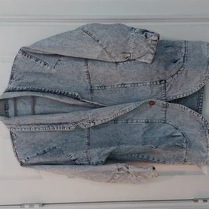 Vintage Acid Washed Jean Jacket